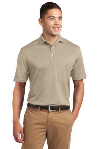 Sport-Tek Sandstone K469 polo shirts with custom logo