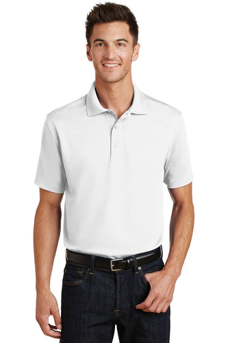 port authority white k497 corporate logo polo shirts