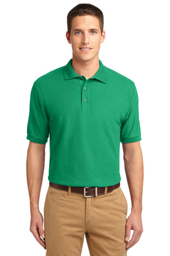 port authority court green k500es company polo shirts embroidered