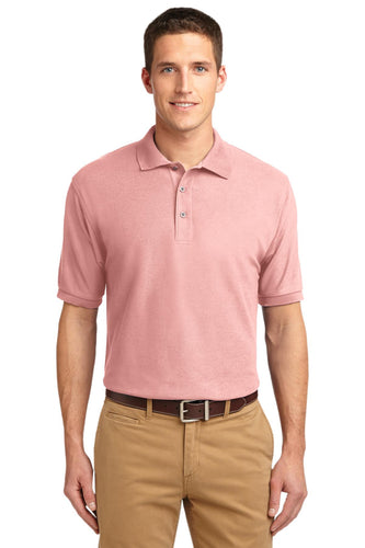 port authority light pink k500es company polo shirts embroidered