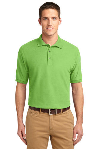 port authority lime k500es custom work polo shirts