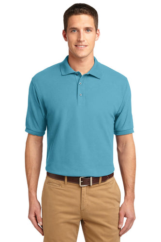 port authority maui blue k500es custom work polo shirts