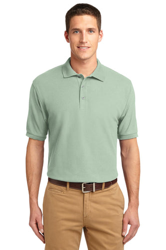 port authority mint green k500es custom work polo shirts