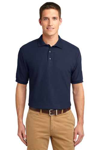 port authority navy k500es custom work polo shirts