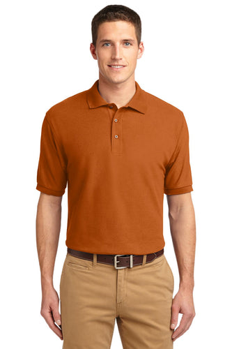 port authority texas orange k500es custom business polo shirts