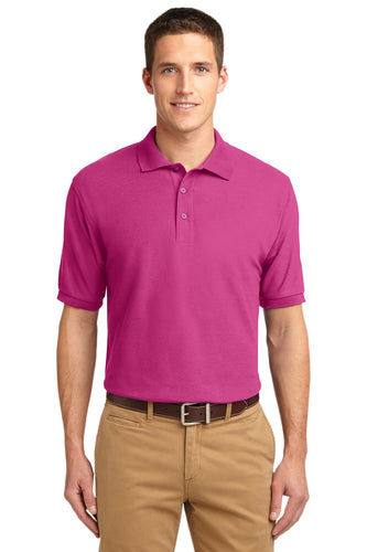 port authority tropical pink k500es custom business polo shirts