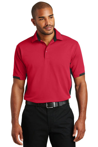 port authority engine red/black k524 custom womens polo shirts