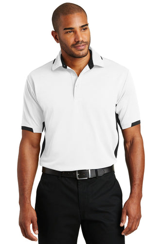 port authority white/black k524 custom womens polo shirts