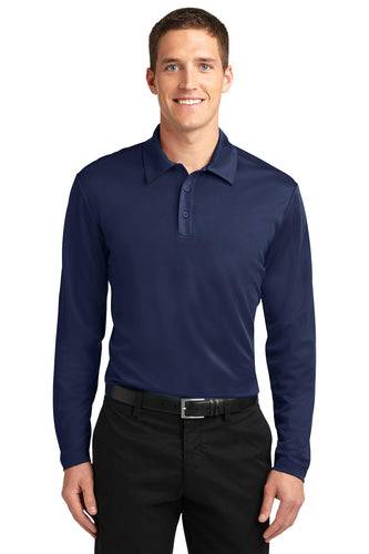 port authority navy k540ls custom dry fit polo shirts