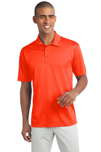port authority neon orange k540 custom made polo shirts with logo