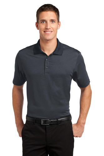 port authority graphite/ black k558 polo shirts custom logo