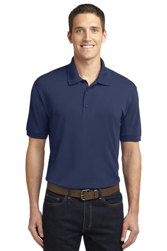 port authority true navy k567 embroidered work polo shirts