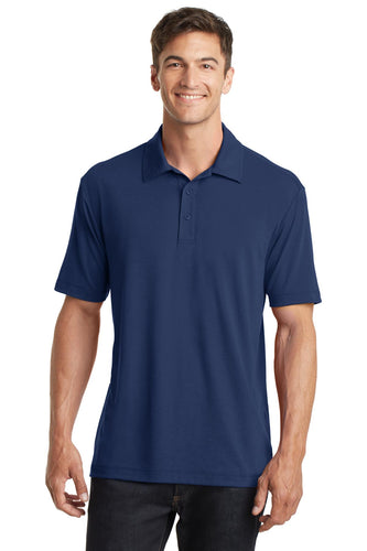 port authority estate blue k568 polo work shirts with company logo