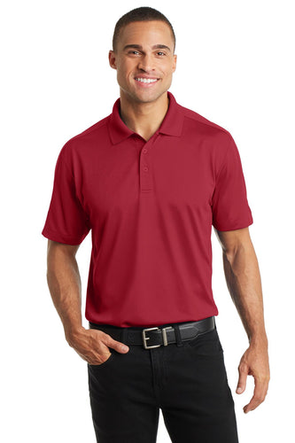 port authority rich red k569 custom dry fit polo shirts