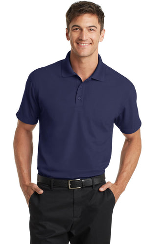 port authority true navy k572 custom made polo shirts with logo
