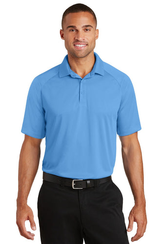 port authority azure blue k575 polo shirts company logos