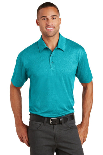 port authority tropic blue heather k576 custom design polo shirts
