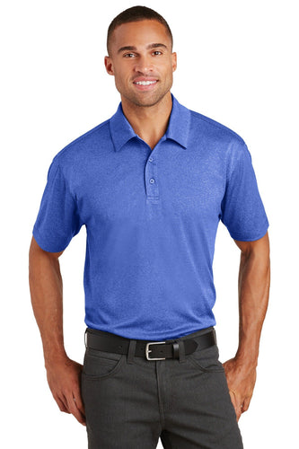 port authority true royal heather k576 custom design polo shirts