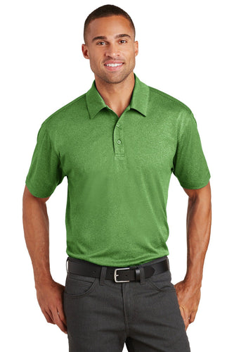 port authority vine green heather k576 custom design polo shirts