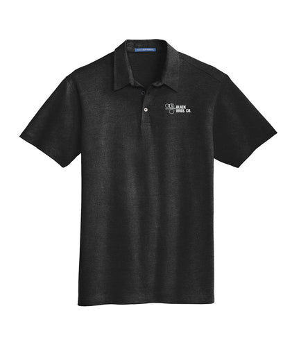 Port Authority Black K577  company logo polos