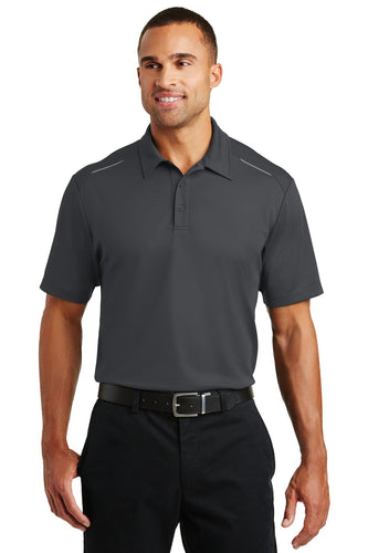 port authority battleship grey k580 embroidered work polo shirts