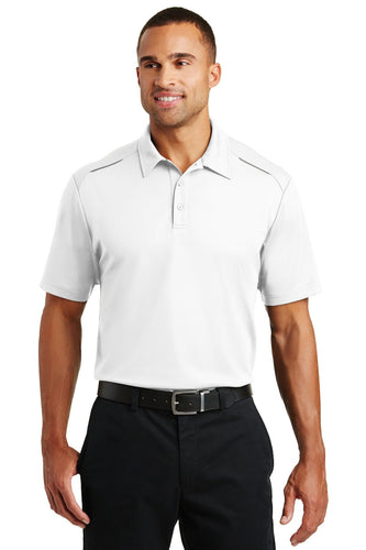 port authority white k580 embroidered work polo shirts