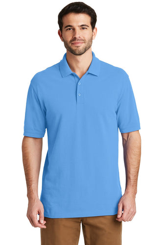 port authority azure blue k8000 custom polos for business
