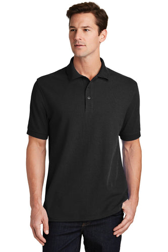 Port & Company Jet Black KP1500 custom company polo shirts