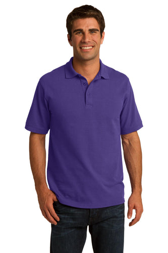 port & company purple kp155 custom logo polo shirts