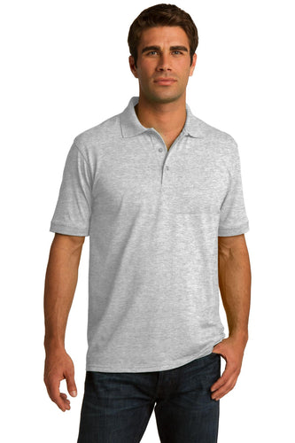 Port & Company Ash KP55T order custom polo shirts