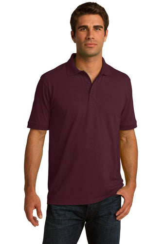 Port & Company Athletic Maroon KP55T order custom polo shirts