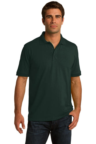 port & company dark green kp55 custom dri fit polo shirts