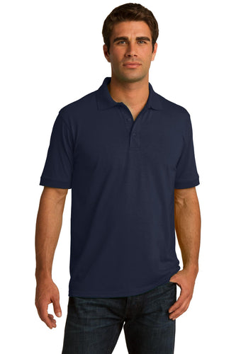 port & company deep navy kp55 custom dri fit polo shirts