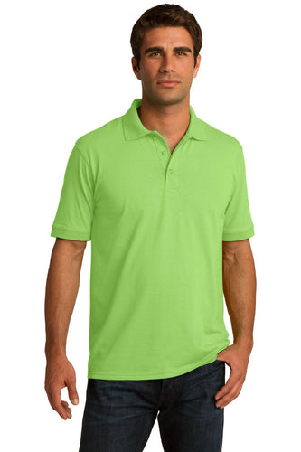 port & company lime kp55 custom dri fit polo shirts