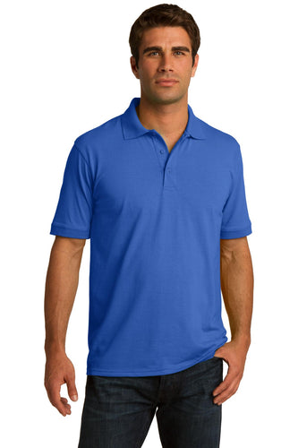 port & company royal kp55 custom logo polo shirts embroidered