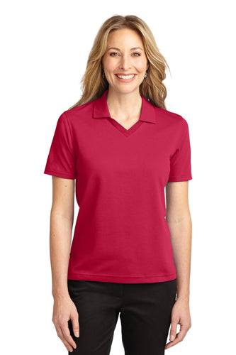 port authority red l455 business polo shirts embroidered