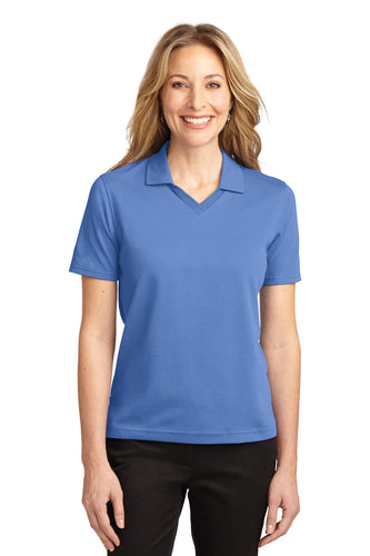 port authority riviera blue l455 custom company polos