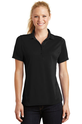 Sport-Tek Black L475 polo custom shirts