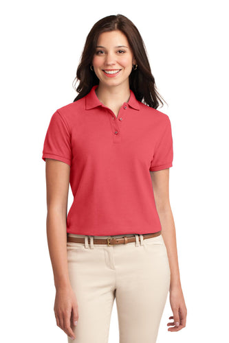 port authority hibiscus l500 polo shirts brand logo