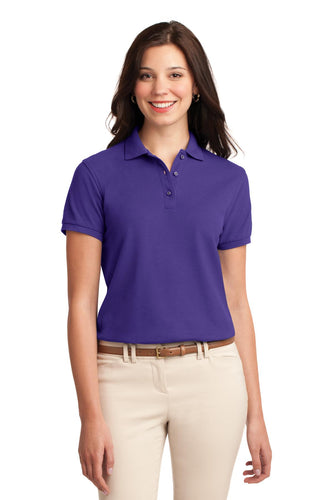 port authority purple l500 custom company polo shirts
