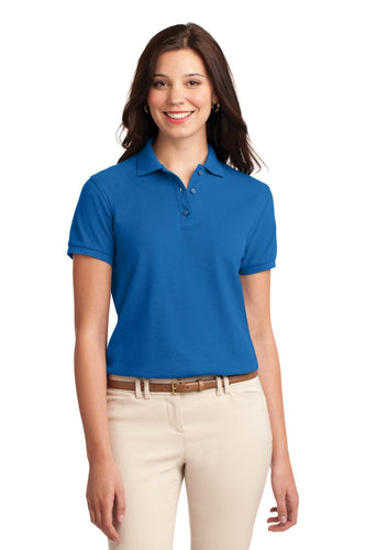port authority strong blue l500 custom company polo shirts