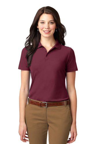 port authority burgundy l510 custom polo shirts online