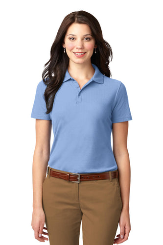 port authority light blue l510 custom polo shirts online