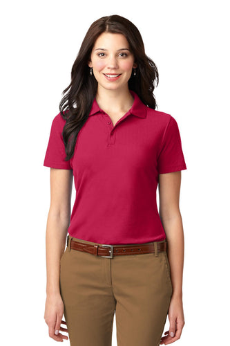 port authority red l510 custom polo shirts online