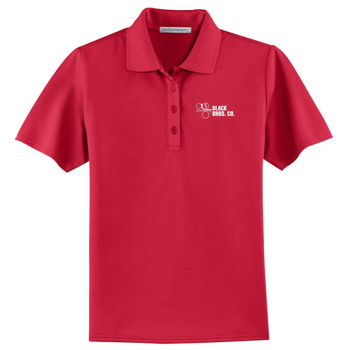 Port Authority Engine Red L525  company logo polos