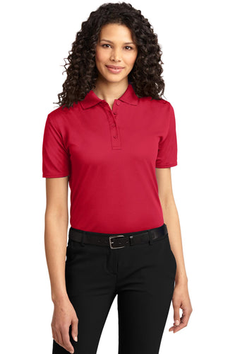 port authority engine red l525 custom logo polo shirts