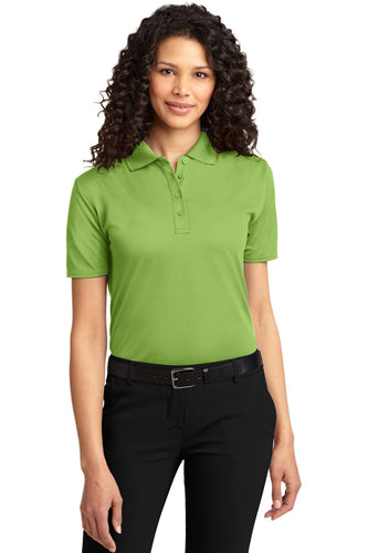 port authority green oasis l525 custom logo polo shirts