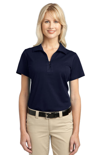 port authority dark navy l527 custom polo shirts dri fit