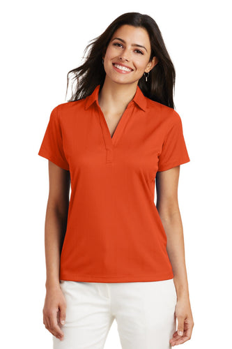 port authority autumn orange l528 business logo polo shirts