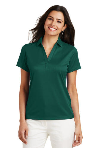 port authority green glen l528 business logo polo shirts